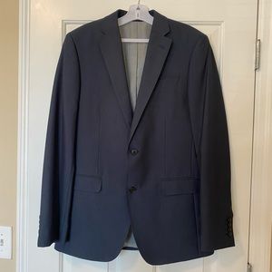 Navy men’s suit jacket and pants SET. Size 40 long jacket and 32x32 pants.